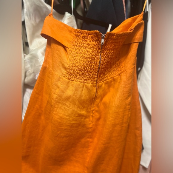 Mango Strapless linen dress - Picture 10 of 11